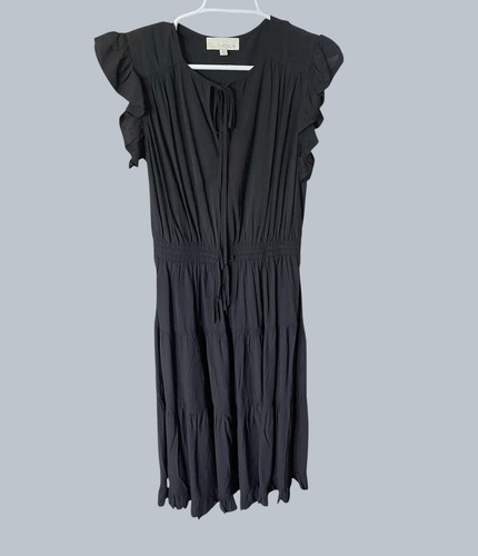 Abito donna nero midi pinch - midi,