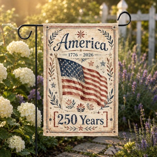 Bandiera giardino america - da,