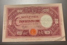Banconota Da 500 Lire 1/8/44
