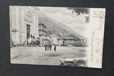 Ala di Stura (TO)- Piazzetta e Via Principale. 1903.