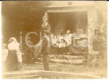 1910 ca AREA LOMBARDA Giochi all'aperto in famiglia *Foto CURIOSA 11x8