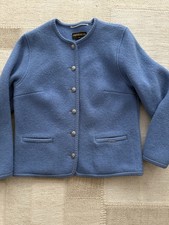 giacca violinista donna lana vergine taglia 40 blu 