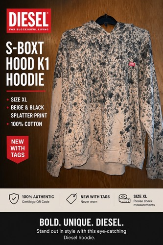 Diesel boxt hood hoodie - hood,