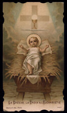 santino cromo-holy card  boumard n.5493 LA CULLA LA CROCE L'EUCARESTIA