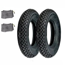 KIT GOMME COPERTONI E CAMERE 3.50-10 DEESTONE VESPA 125 150 200 PX ARCOBALENO