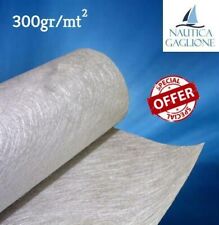 LANA DI VETRO MAT 300gr/mq  VETRORESINA RIPARAZIONI FIBRA DI VETRO PROFESSIONALE