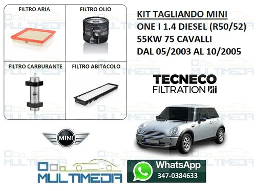 Kit tagliando filtri tecneco - kit,