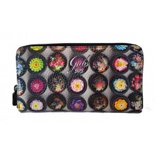 Portafoglio in pelle stampata