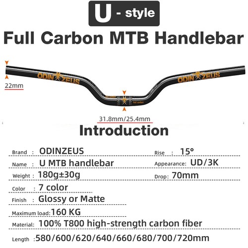 Manubrio bici mtb completo - , in