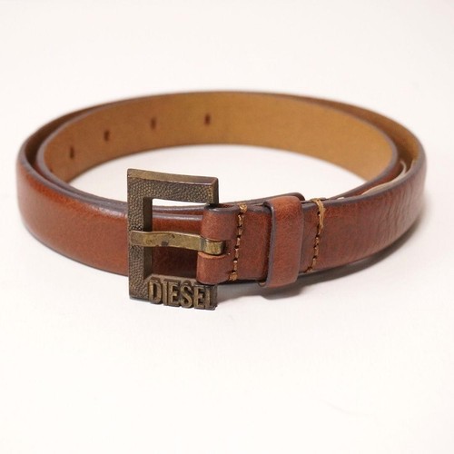 Cintura pelle marrone con - cintura,