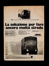 PUBBLICITÀ FIAT 180 VEICOLI INDUSTRIALI 1976 ADVERT / WERBUNG / PUBLICITÉ POSTER