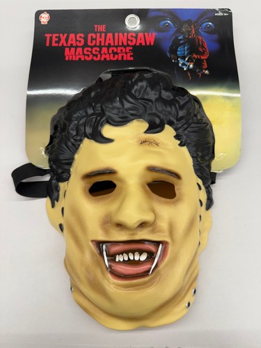 Leatherface killing mask - killing, retro