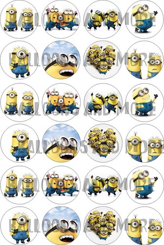 Cialda minions dischetti - cialda,