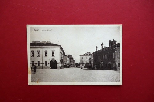 Cartolina carpi corso fanti - corso,
