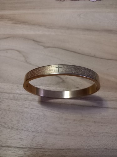 Bracciale dorato stainless - bracciale,