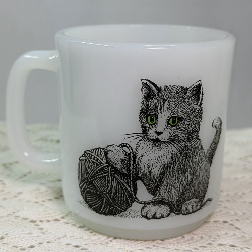 Tazza caffè vintage - , gatto