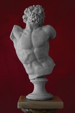 Busto in gesso, stile antico