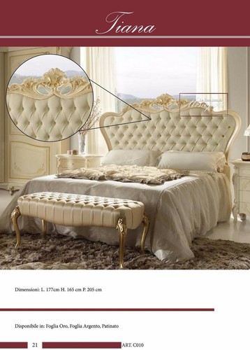 Letto matrimoniale barocco - letto,