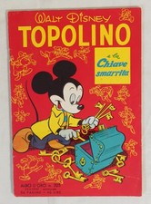 ALBO D'ORO DISNEY " Topolino e la chiave smarrita " n.205  Ed. Mondadori 1950 !!
