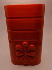 VASO SMALTATO ARANCIO Ceramica