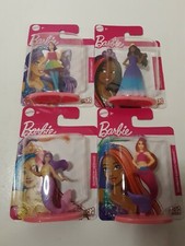 Lot Of 4 Mattel Barbie Cake Toppers Party Favors Brand New Factory Sealed Lot #3