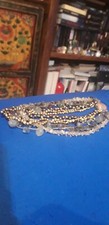 Collana fili argento con - fili,