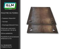 PIASTRE IN FERRO FISSAGGIO STRUTTURE, PILASTRI, TRAVI - DIVERSI FORMATI