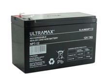 2 X ULTRAMAX 12V 7AH Batteria