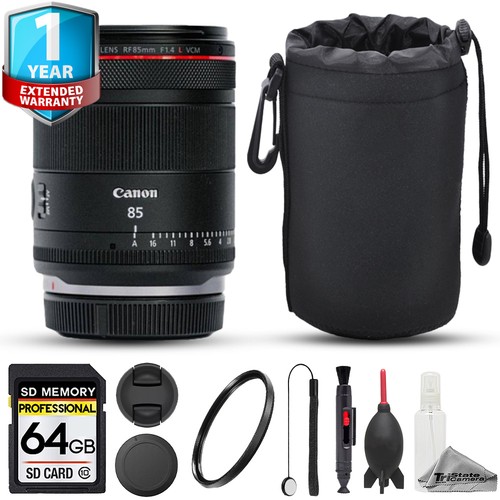 Canon 85mm l vcm lens - rf, f/1.4