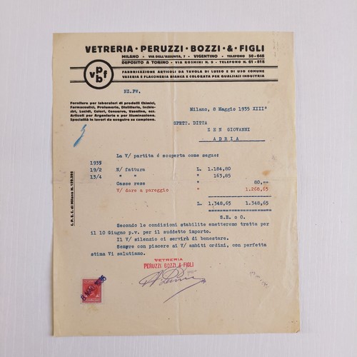 1935 vetreria peruzzi - 1935,