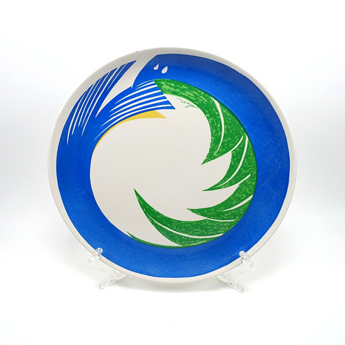 Piatto ceramica vintage - piatto, in