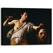 Caravaggio davide con testa - con,