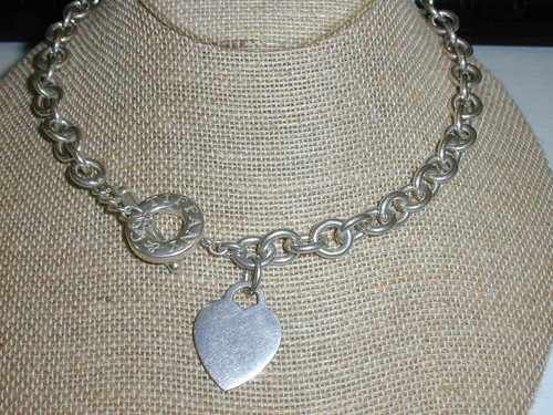 Collana pendente cuore argento - collana,