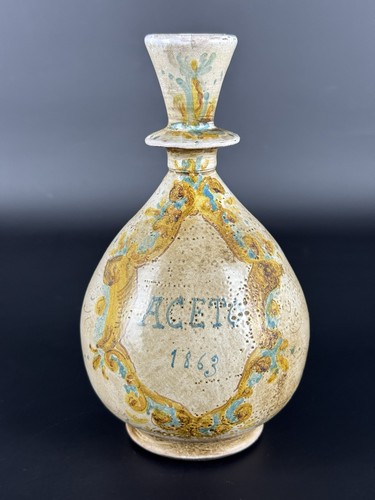 Ceramica italiana vaso fiasca - vaso,