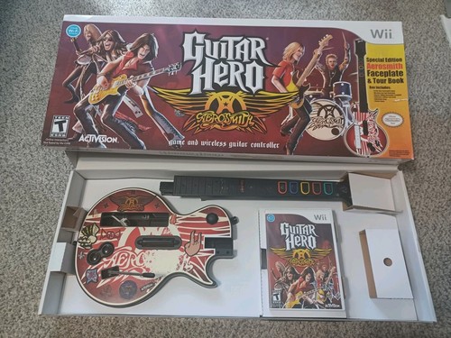 Wii guitar hero aerosmith - guitar,