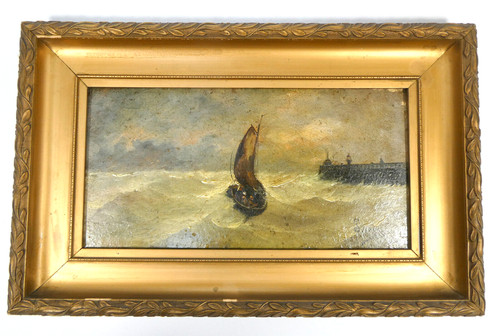 Dipinto marittimo olio firmato - marittimo,