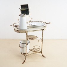 TOILETTE CONSOLLE CON CATINI E SPECCHIO