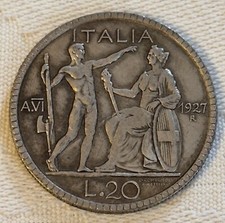 Moneta lire 20 Vittorio