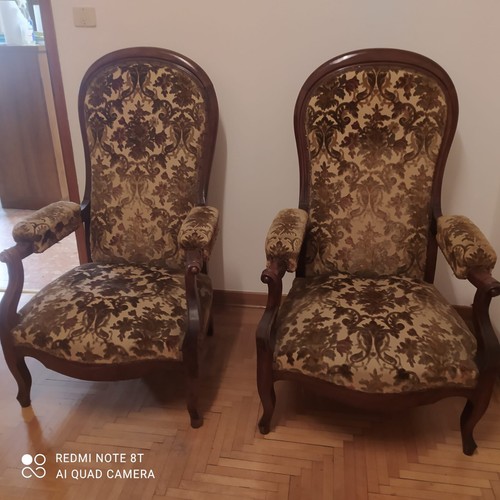 Coppia poltrone antiche 800 - poltrone, '800