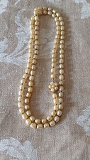 rara collana vintage perle barocche Miriam Haskell  cm. 77