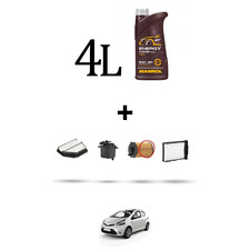 HOFFCAR Kit tagliando 4 FILTRI