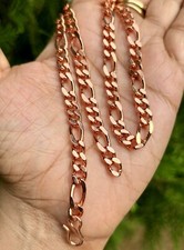 Collana catena figaro rame - collana,