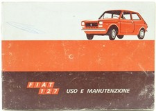Fiat 127 uso manutenzione 14 edizione originale no repro 1975 ricambi auto epoca