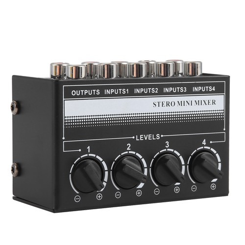 Mixer audio stereo - 4, canali