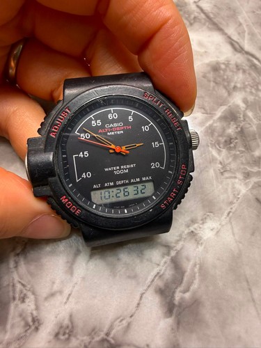 Casio alti depth meter - casio, alti-depth