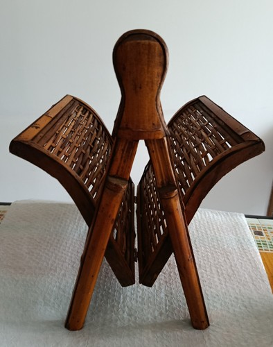 Porta riviste legno vintage - legno,