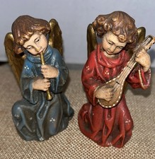 SET-2 WOOD HAND CARVED ANGELS