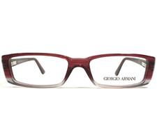 Giorgio Armani Eyeglasses Frames 2017 583 Red Clear Fade Rectangular 50-16-135