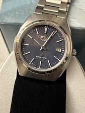 Orologio/orologio uomo Citizen Crystron revisionato! Vecchi ma Goldie's