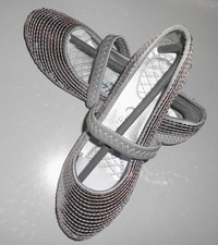 Stock Collant bambina 3 A 7/8 A 11/12 A  scarpe ballerina paillettes tg 34